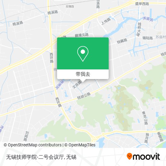 无锡技师学院-二号会议厅地图