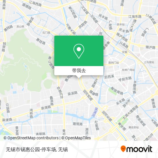 无锡市锡惠公园-停车场地图