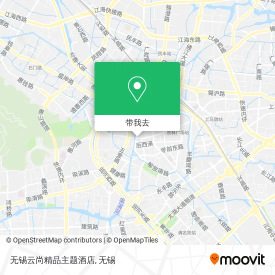 无锡云尚精品主题酒店地图