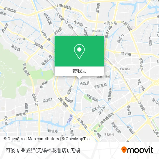 可姿专业减肥(无锡棉花巷店)地图