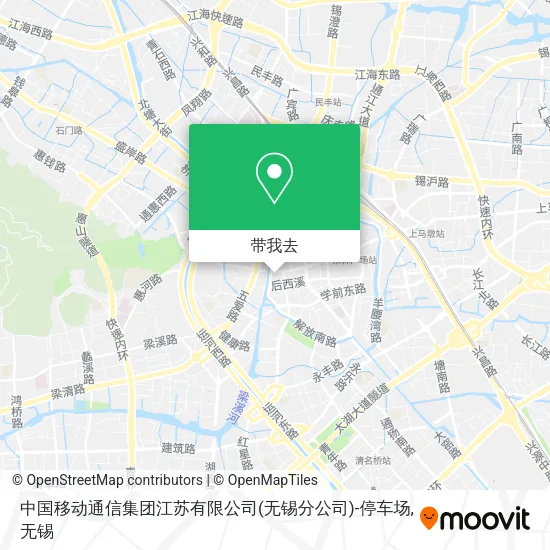 中国移动通信集团江苏有限公司(无锡分公司)-停车场地图