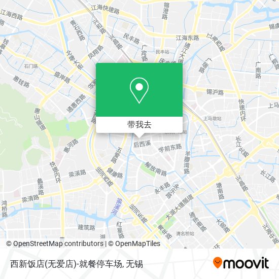 西新饭店(无爱店)-就餐停车场地图