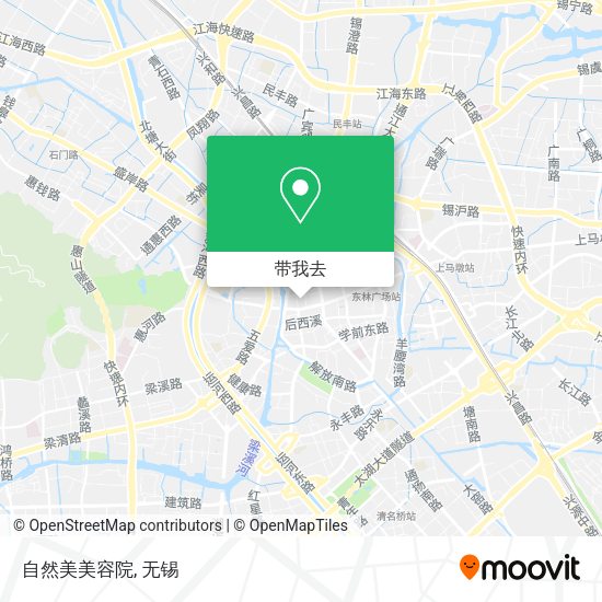 自然美美容院地图