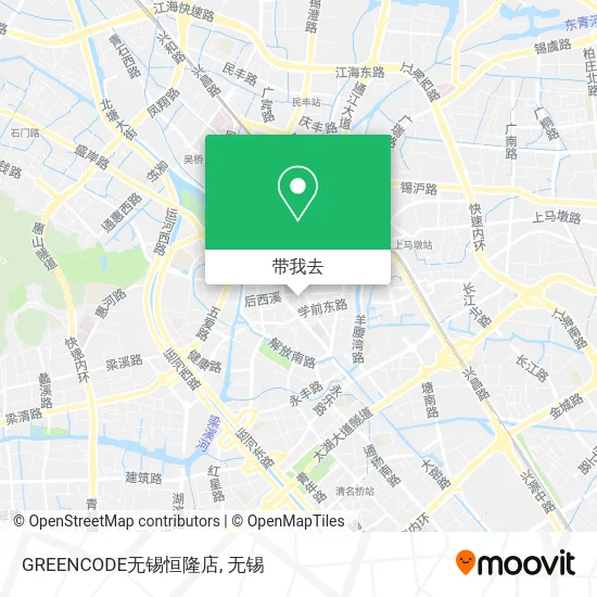 GREENCODE无锡恒隆店地图