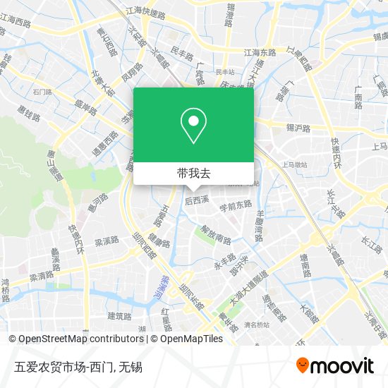 五爱农贸市场-西门地图