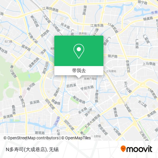 N多寿司(大成巷店)地图