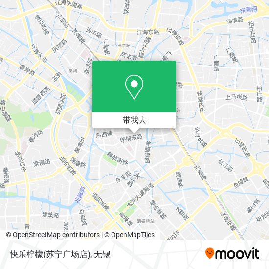 快乐柠檬(苏宁广场店)地图