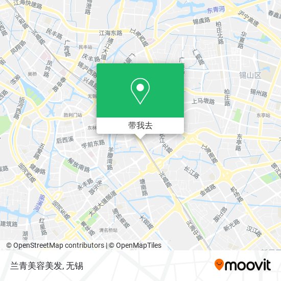 兰青美容美发地图