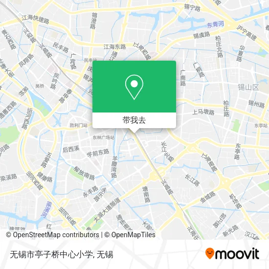 无锡市亭子桥中心小学地图