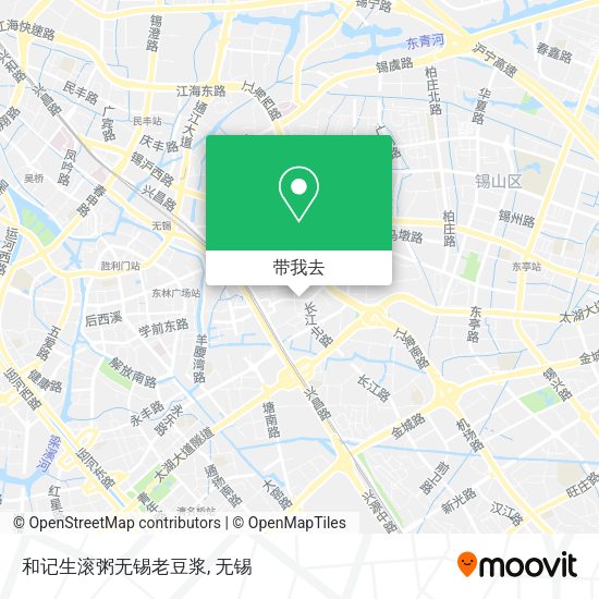 和记生滚粥无锡老豆浆地图