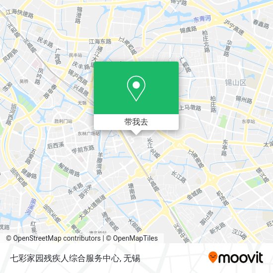 七彩家园残疾人综合服务中心地图