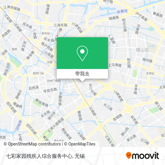 七彩家园残疾人综合服务中心地图