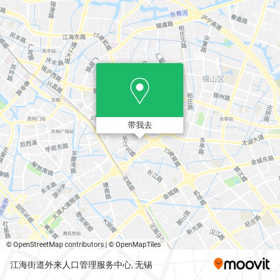 江海街道外来人口管理服务中心地图