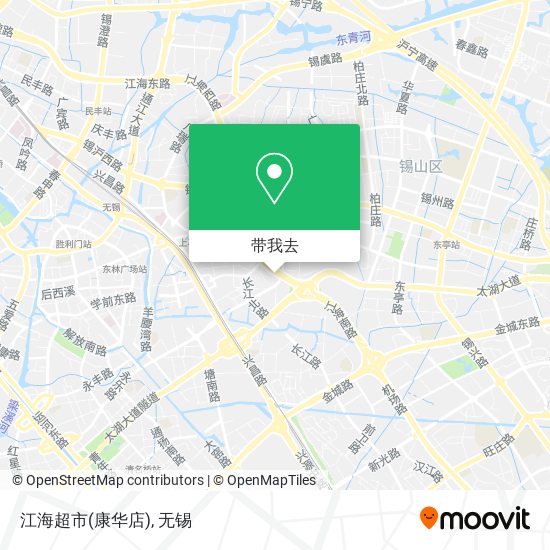江海超市(康华店)地图