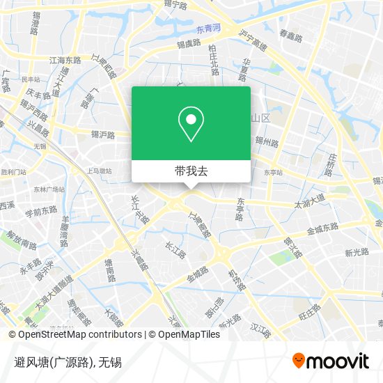 避风塘(广源路)地图