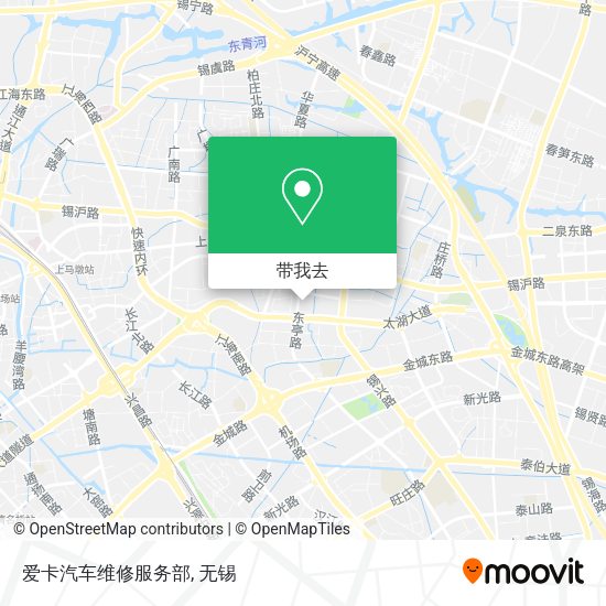 爱卡汽车维修服务部地图