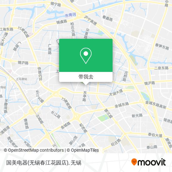 国美电器(无锡春江花园店)地图