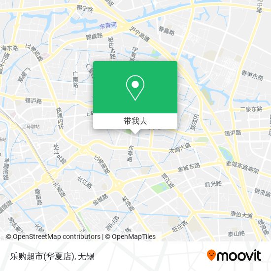 乐购超市(华夏店)地图