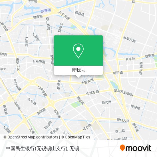 中国民生银行(无锡锡山支行)地图