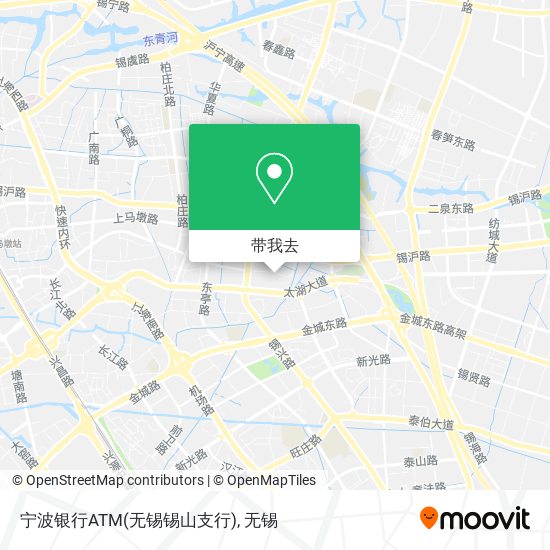 宁波银行ATM(无锡锡山支行)地图