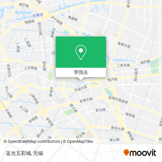 蓝光五彩城地图