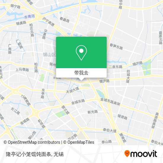 隆亭记小笼馄饨面条地图