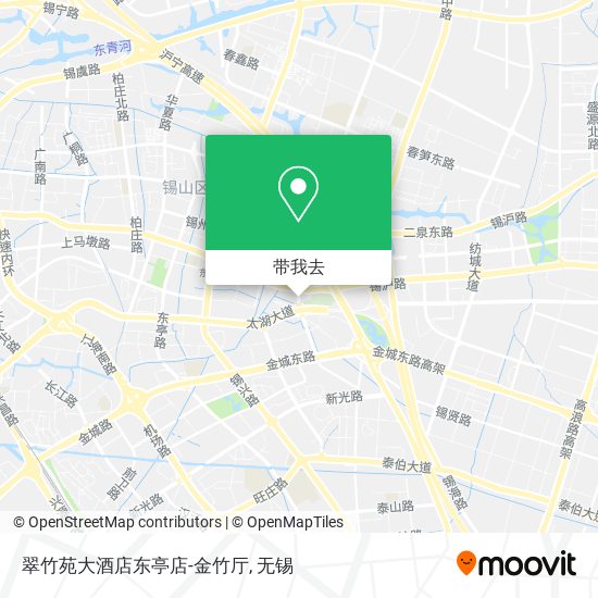 翠竹苑大酒店东亭店-金竹厅地图