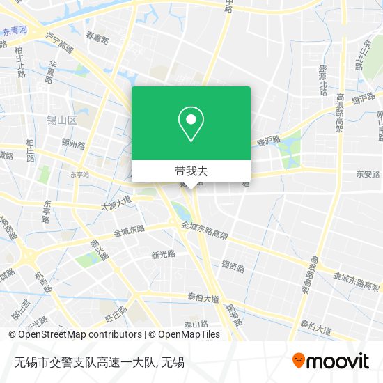 无锡市交警支队高速一大队地图