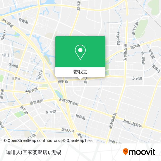 咖啡人(宜家荟聚店)地图