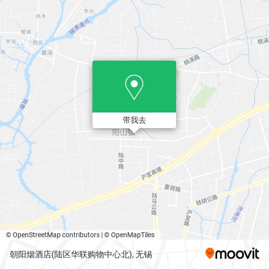 朝阳烟酒店(陆区华联购物中心北)地图