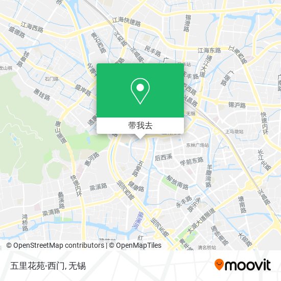 五里花苑-西门地图