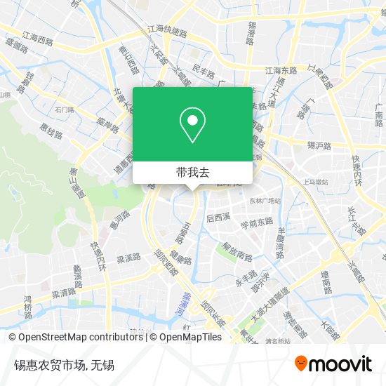 锡惠农贸市场地图