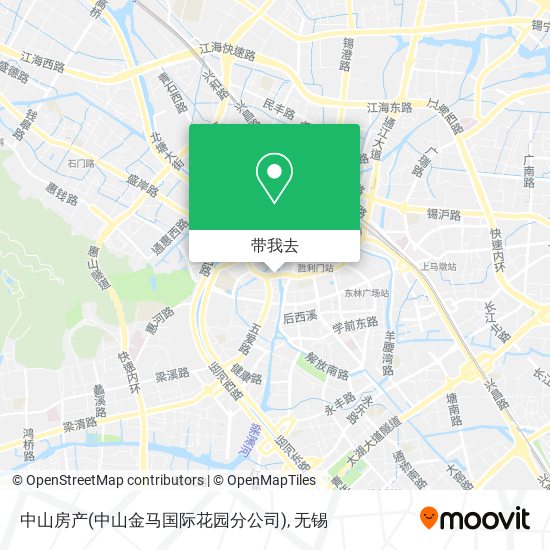 中山房产(中山金马国际花园分公司)地图