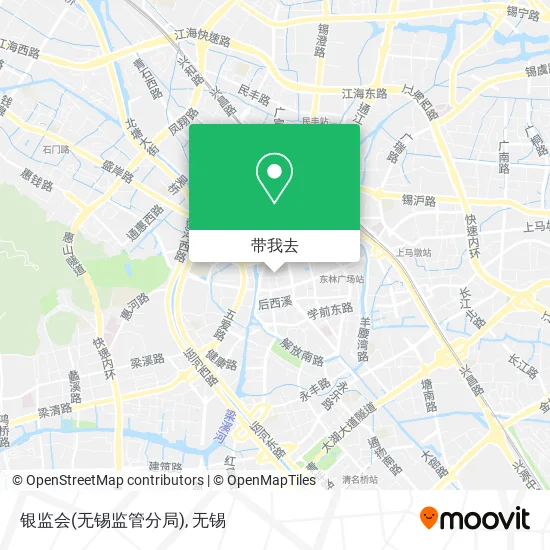 银监会(无锡监管分局)地图