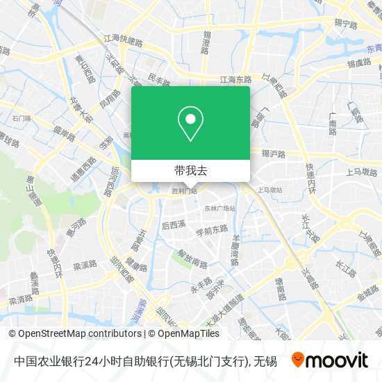 中国农业银行24小时自助银行(无锡北门支行)地图