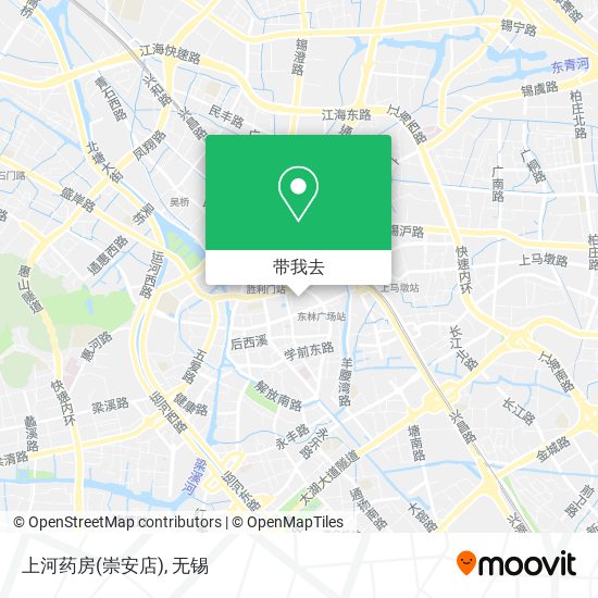 上河药房(崇安店)地图