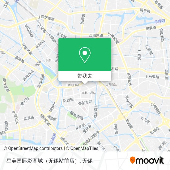 星美国际影商城（无锡站前店）地图