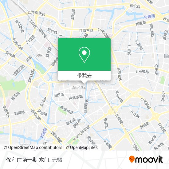 保利广场一期-东门地图