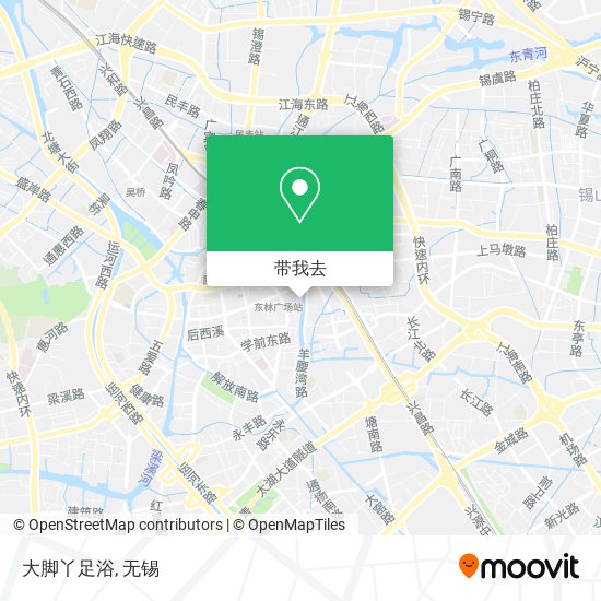 大脚丫足浴地图