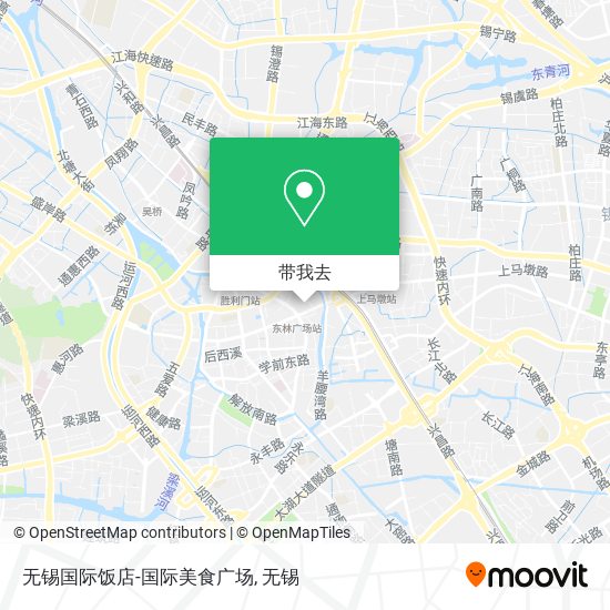 无锡国际饭店-国际美食广场地图