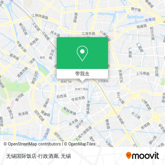 无锡国际饭店-行政酒廊地图
