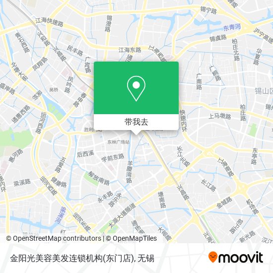 金阳光美容美发连锁机构(东门店)地图