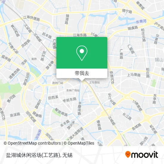 盐湖城休闲浴场(工艺路)地图