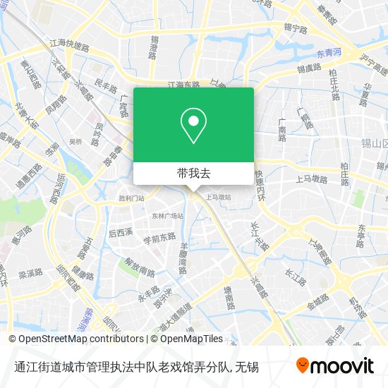 通江街道城市管理执法中队老戏馆弄分队地图