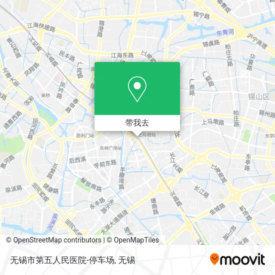 无锡市第五人民医院-停车场地图