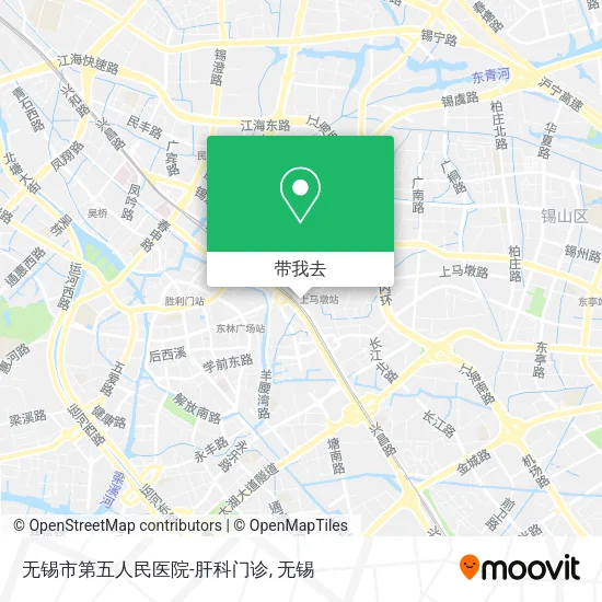 无锡市第五人民医院-肝科门诊地图