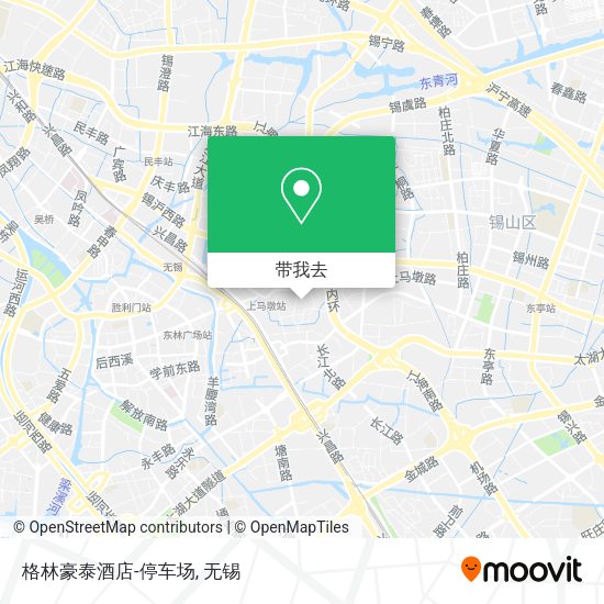 格林豪泰酒店-停车场地图