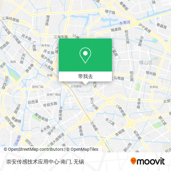 崇安传感技术应用中心-南门地图