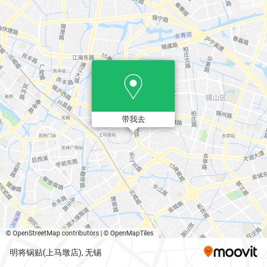 明将锅贴(上马墩店)地图