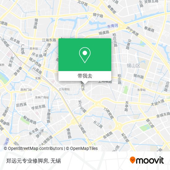 郑远元专业修脚房地图
